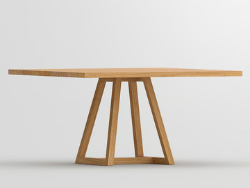 MARGO - Square wooden table by Vitamin Design - view 3